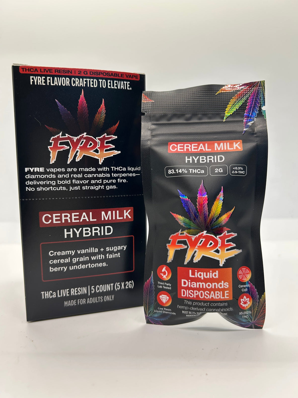 2g FYRE Disposable Vape – Cereal Milk
