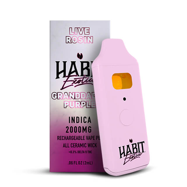 Habit - 2g THCA Live Rosin Disposables