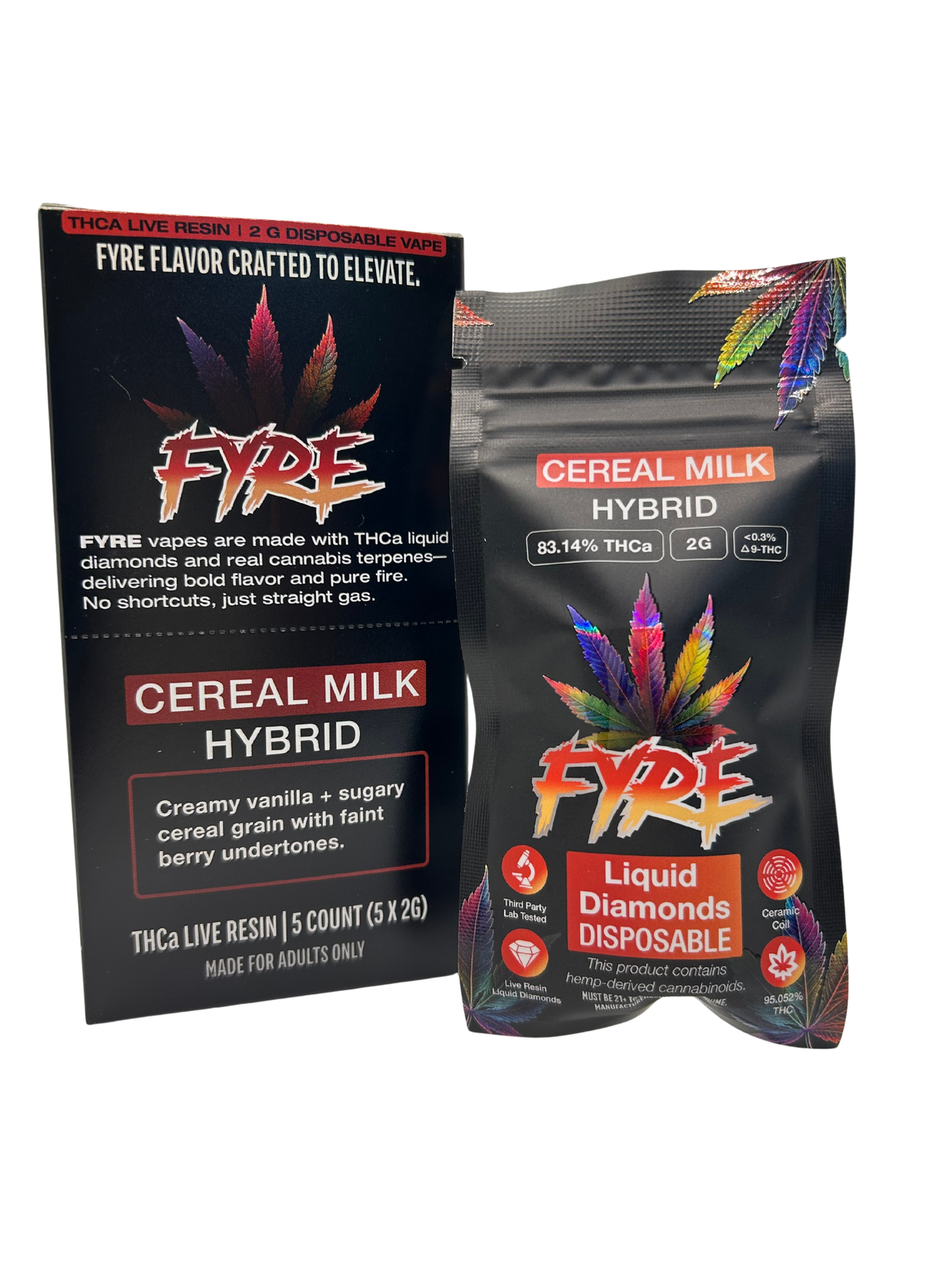 2g FYRE Disposable Vape – Cereal Milk