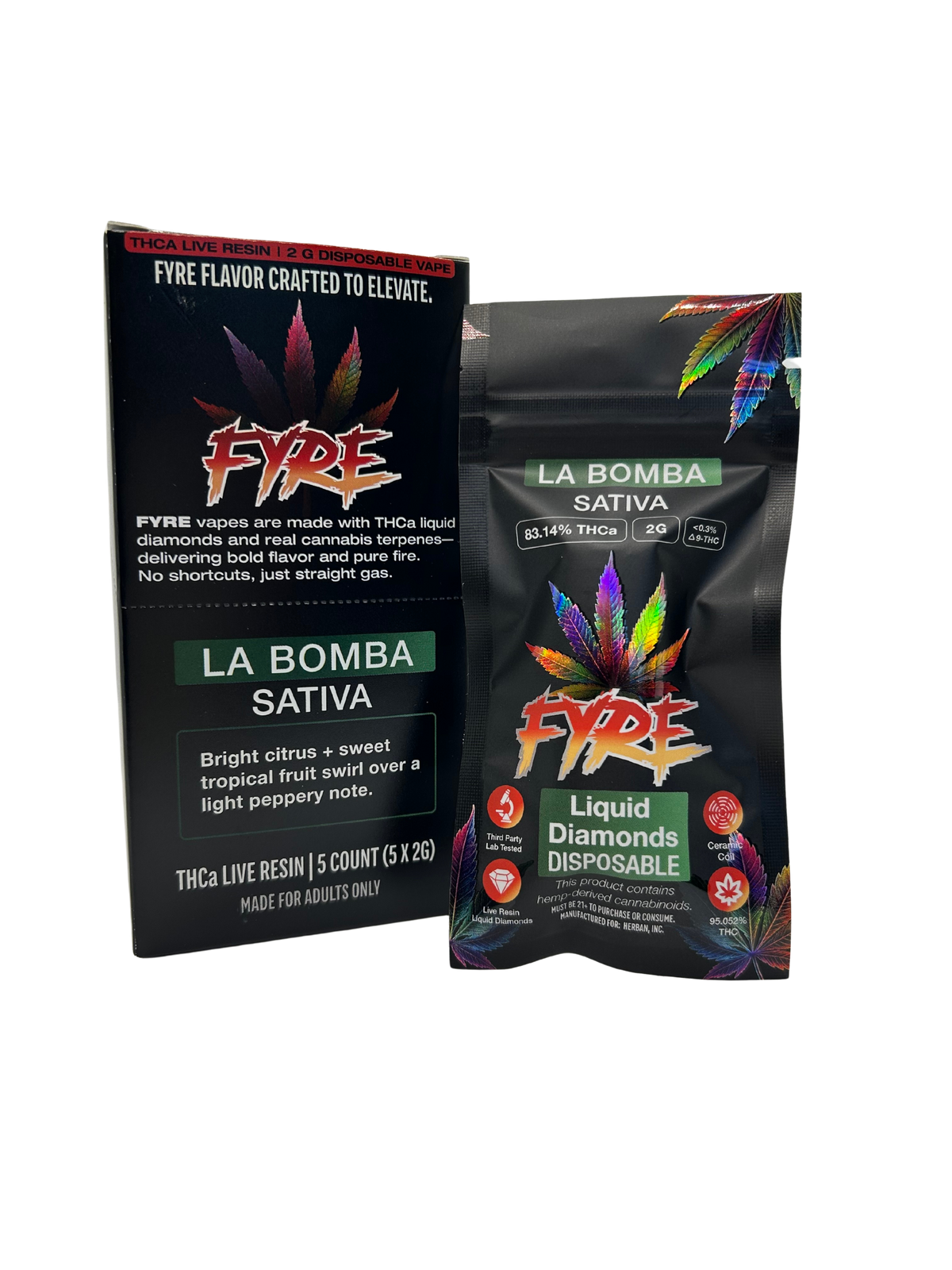 2g FYRE Disposable Vape – La Bomba