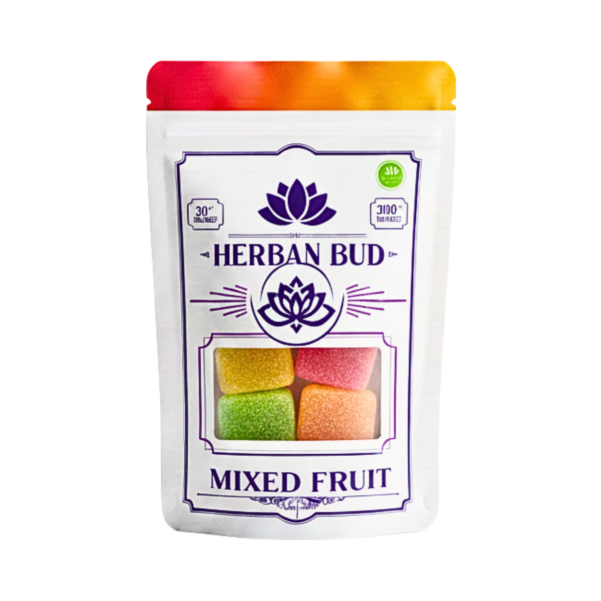 Herban Bud Delta 9 THC Gummies – Mixed Fruit