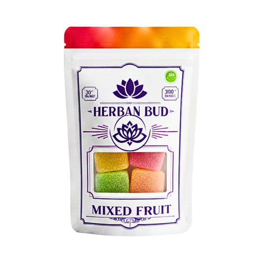 Herban Bud - 30mg Live Rosin THC Gummies (10ct Bag) - Mixed Fruit Flavors