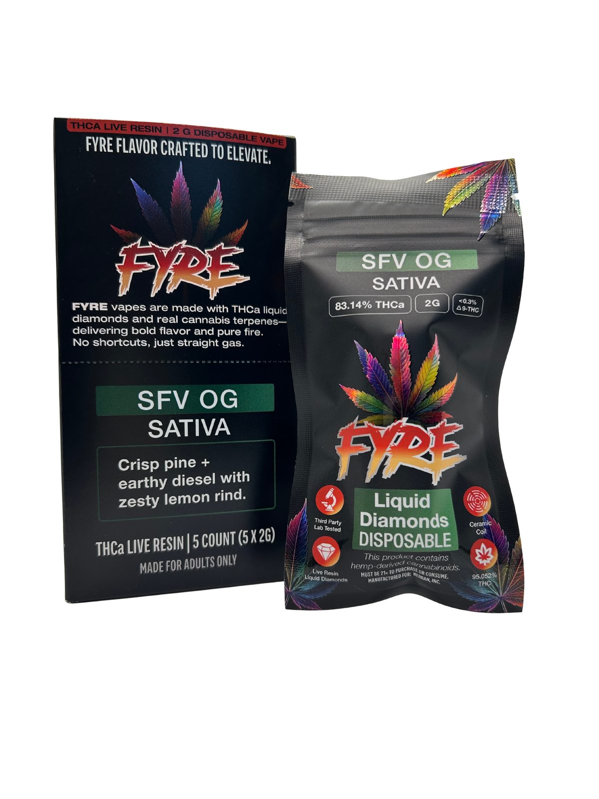 2g FYRE Disposable Vape – View 6