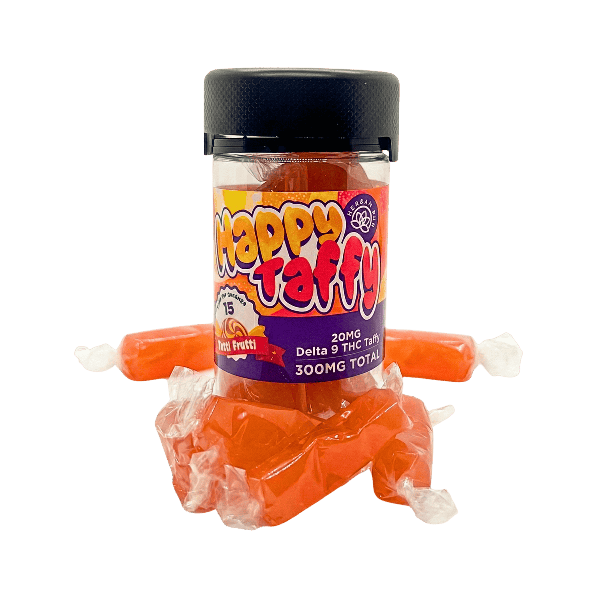 Delta 9 THC Happy Taffy – Tutti Fruitti Happy Taffy
